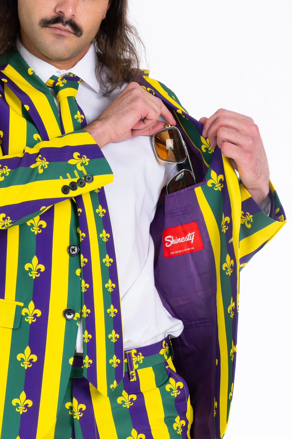 The Beignets For Breakfast | Mardi Gras Suit - Shinesty - Flyclothing LLC