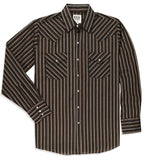 Men's Ely Cattleman Long Sleeve Stripe Western Snap Shirt - Ely Cattleman - Flyclothing LLC