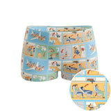 The Improper Protocol | Airplane Pamphlet Modal Boyshort Underwear - Shinesty - Flyclothing LLC