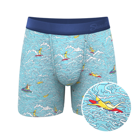 The Surfin' Turf | Shinesty Surfer Ball Hammock® Pouch Underwear - Shinesty - Flyclothing LLC