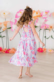 Sweet Springtime Ruffle Maxi Dress - Mila & Rose ® - Flyclothing LLC
