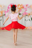 Sweet Strawberries S/S Ruffle Tee - Mila & Rose ® - Flyclothing LLC