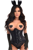 Daisy Corsets Top Drawer 4 PC Pin-Up Bunny Corset Costume - Daisy Corsets - Flyclothing LLC