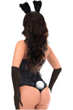 Daisy Corsets Top Drawer 4 PC Pin-Up Bunny Corset Costume - Daisy Corsets - Flyclothing LLC