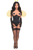 Daisy Corsets Top Drawer 4 PC Pin-Up Queen Bee Corset Costume - Daisy Corsets - Flyclothing LLC