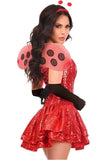 Daisy Corsets Top Drawer 4 PC Sequin Ladybug Corset Dress Costume - Daisy Corsets - Flyclothing LLC