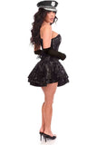 Daisy Corsets Top Drawer 4 PC Sequin Cop Corset Dress Costume - Daisy Corsets - Flyclothing LLC
