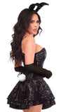 Daisy Corsets Top Drawer 4 PC Sequin Bunny Corset Dress Costume - Daisy Corsets - Flyclothing LLC