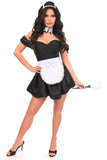 Daisy Corsets Top Drawer 5 PC French Maid Corset Dress Costume - Daisy Corsets - Flyclothing LLC