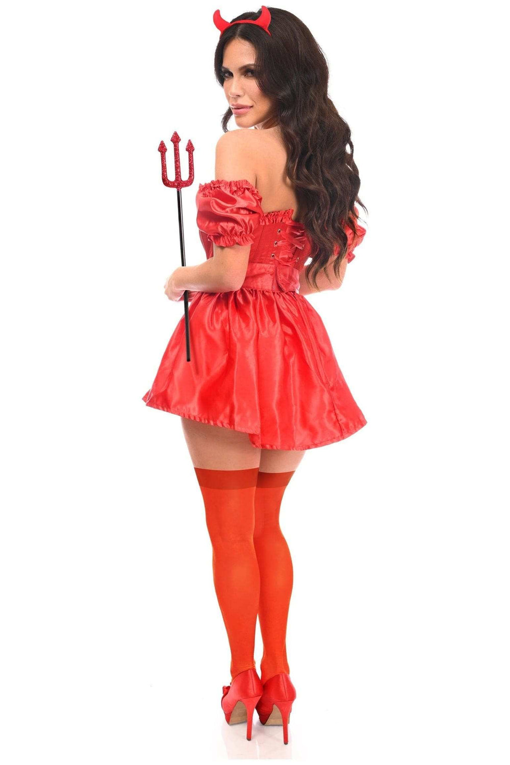 Daisy Corsets Top Drawer 4 PC Sexy Devil Corset Costume - Daisy Corsets - Flyclothing LLC