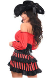 Daisy Corsets Top Drawer 4 PC Pirate Lady Corset Costume - Daisy Corsets - Flyclothing LLC