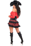 Daisy Corsets Top Drawer 4 PC Pirate Lady Corset Costume - Daisy Corsets - Flyclothing LLC