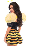 Daisy Corsets Top Drawer 4 PC Honey Bee Corset Costume - Daisy Corsets - Flyclothing LLC