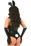 Daisy Corsets Top Drawer 4 PC Black Lace Bunny Corset Costume - Daisy Corsets - Flyclothing LLC