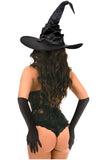 Daisy Corsets Top Drawer 3 PC Black Lace Witch Corset Costume - Daisy Corsets - Flyclothing LLC