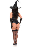 Daisy Corsets Top Drawer 3 PC Black Patent Witch Corset Costume - Daisy Corsets - Flyclothing LLC