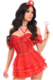 Daisy Corsets Top Drawer 4 PC Nurse Corset & Tutu Costume - Daisy Corsets - Flyclothing LLC