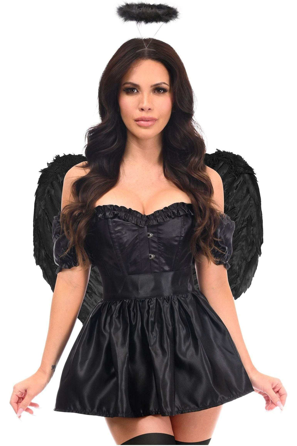 Daisy Corsets Top Drawer 4 PC Dark Angel Corset Costume - Daisy Corsets - Flyclothing LLC