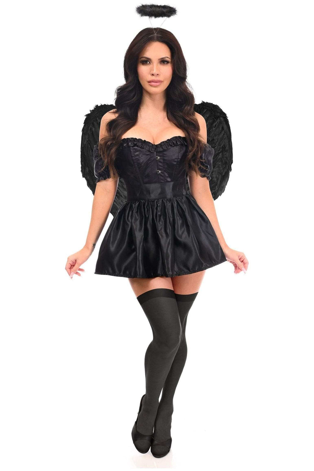 Daisy Corsets Top Drawer 4 PC Dark Angel Corset Costume - Daisy Corsets - Flyclothing LLC