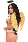 Daisy Corsets Top Drawer 3 PC Golden Angel Corset Costume - Daisy Corsets - Flyclothing LLC