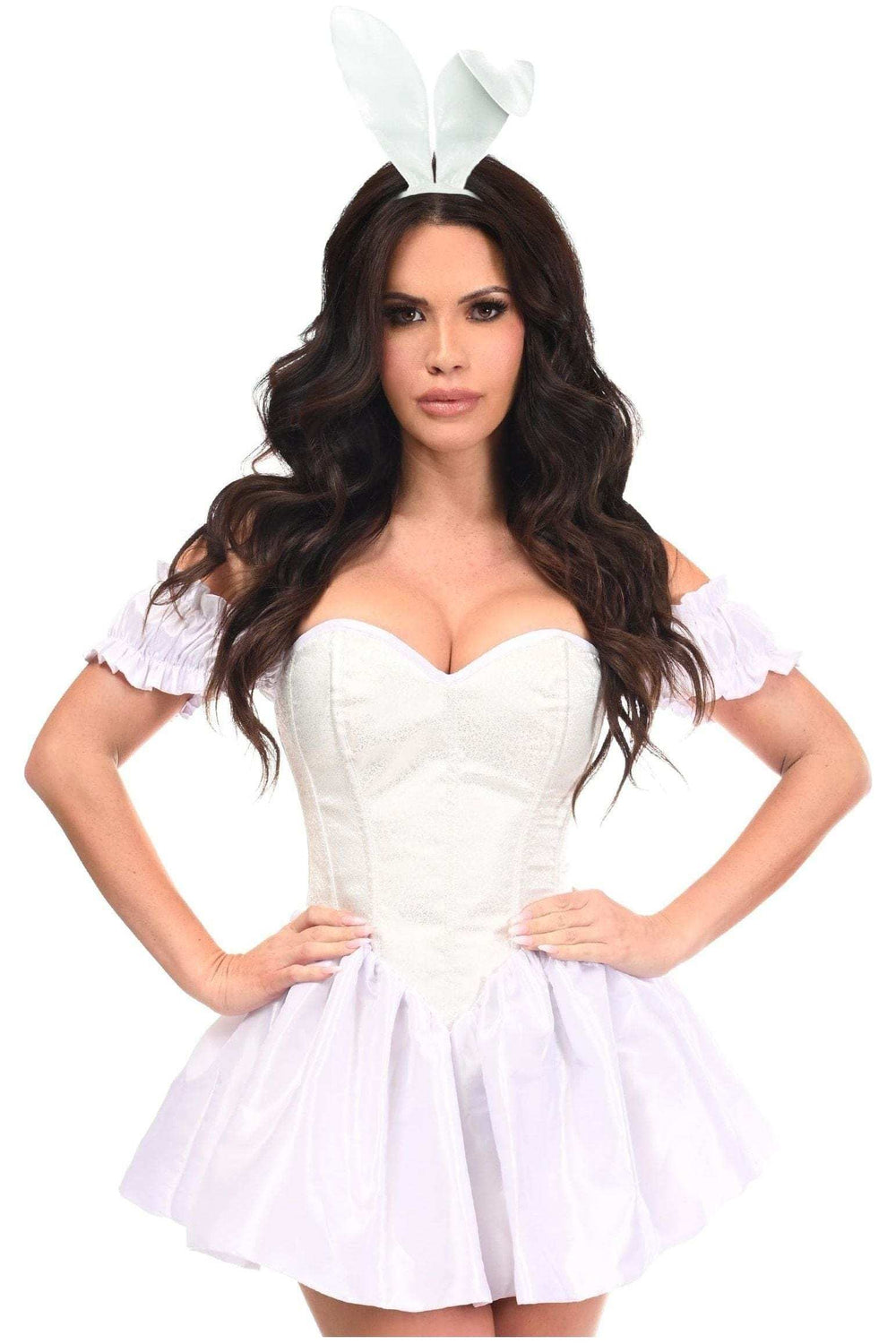 Daisy Corsets Top Drawer 3 PC Brocade Bunny Corset Dress Costume - Daisy Corsets - Flyclothing LLC