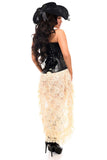 Daisy Corsets Top Drawer 4 PC Ivory Lace Premium Pirate Corset Costume - Daisy Corsets - Flyclothing LLC