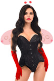 Daisy Corsets Top Drawer 4 PC Sassy Ladybug Corset Costume - Daisy Corsets - Flyclothing LLC