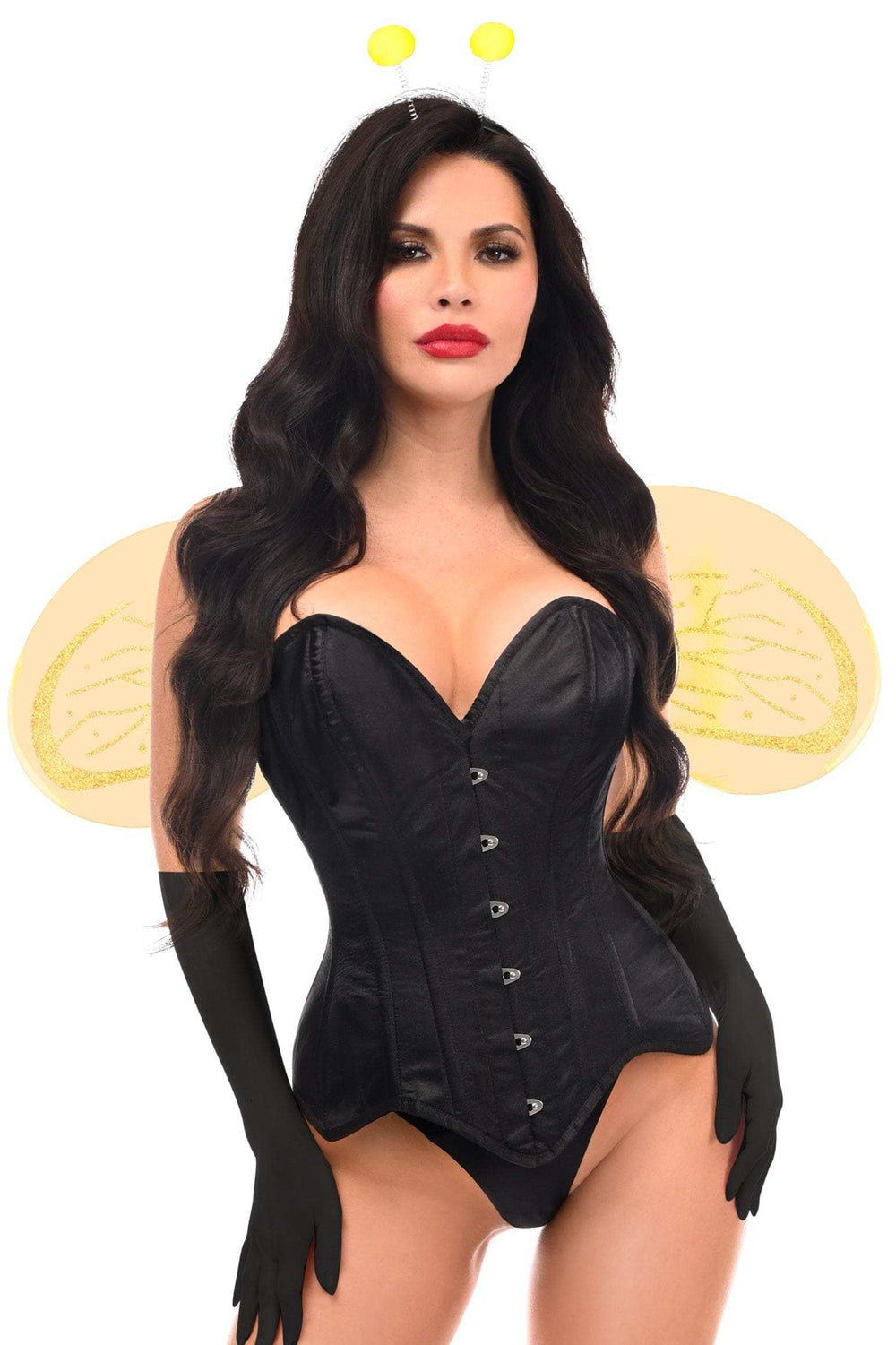 Daisy Corsets Top Drawer 4 PC Sassy Bee Corset Costume - Daisy Corsets - Flyclothing LLC