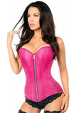Daisy Corsets Top Drawer Fuchsia Brocade Steel Boned Corset - Daisy Corsets - Flyclothing LLC
