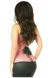Daisy Corsets Top Drawer Dusty Rose Brocade Steel Boned Corset - Daisy Corsets - Flyclothing LLC