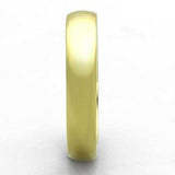 TK1375G - IP Gold(Ion Plating) Stainless Steel Ring with No Stone - Alamode - Flyclothing LLC
