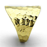TK1383 - IP Gold(Ion Plating) Stainless Steel Ring with No Stone - Alamode - Flyclothing LLC