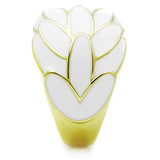 TK1387 - IP Gold(Ion Plating) Stainless Steel Ring with No Stone - Alamode - Flyclothing LLC