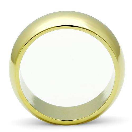 TK1391 - IP Gold(Ion Plating) Stainless Steel Ring with No Stone - Alamode - Flyclothing LLC