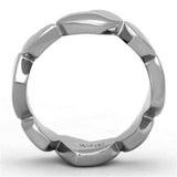 TK1433 - High polished (no plating) Stainless Steel Ring with No Stone - Alamode - Flyclothing LLC