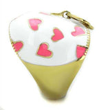 TK1622 - IP Gold(Ion Plating) Stainless Steel Ring with Epoxy in Multi Color - Alamode - Flyclothing LLC