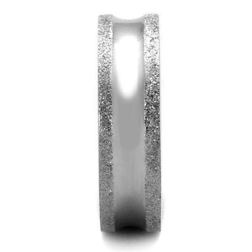 TK1666 - High polished (no plating) Stainless Steel Ring with No Stone - Alamode - Flyclothing LLC