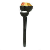 TK1738 - IP Black(Ion Plating) Stainless Steel Ring with Top Grade Crystal in Champagne - Alamode - Flyclothing LLC