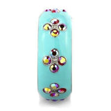 TK1768 - High polished (no plating) Stainless Steel Ring with Top Grade Crystal in Light Rose - Alamode - Flyclothing LLC