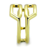 TK1884 - IP Gold(Ion Plating) Stainless Steel Ring with No Stone - Alamode - Flyclothing LLC