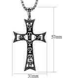 TK1999 - High polished (no plating) Stainless Steel Necklace with No Stone - Alamode - Flyclothing LLC