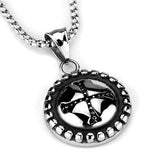 TK2009 - High polished (no plating) Stainless Steel Necklace with No Stone - Alamode - Flyclothing LLC