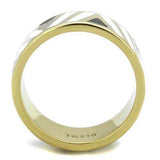 TK2037 - IP Gold(Ion Plating) Stainless Steel Ring with Epoxy in Multi Color - Alamode - Flyclothing LLC