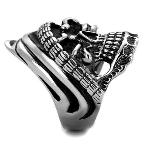 TK2056 - High polished (no plating) Stainless Steel Ring with No Stone - Alamode - Flyclothing LLC
