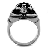TK2063 - High polished (no plating) Stainless Steel Ring with No Stone - Alamode - Flyclothing LLC