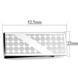 TK2082 - High polished (no plating) Stainless Steel Money clip with No Stone - Alamode - Flyclothing LLC