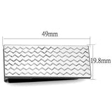 TK2087 - High polished (no plating) Stainless Steel Money clip with No Stone - Alamode - Flyclothing LLC