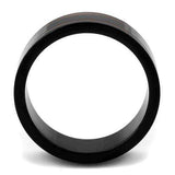 TK2407 - IP Black(Ion Plating) Stainless Steel Ring with Epoxy in Siam - Alamode - Flyclothing LLC