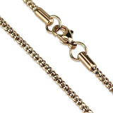 TK2424R - IP Rose Gold(Ion Plating) Stainless Steel Chain with No Stone - Alamode - Flyclothing LLC