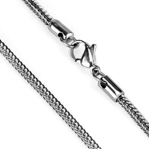TK2430 - High polished (no plating) Stainless Steel Chain with No Stone - Alamode - Flyclothing LLC